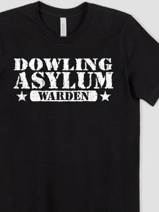 Asylum Warden : Premium Printed T-Shirts