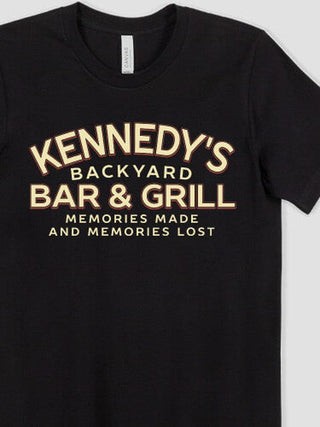 Backyard Bar and Grill : Premium Printed T-Shirts