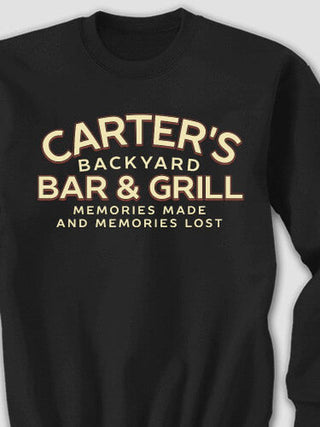 Backyard Bar and Grill : Printed Sweatshirts