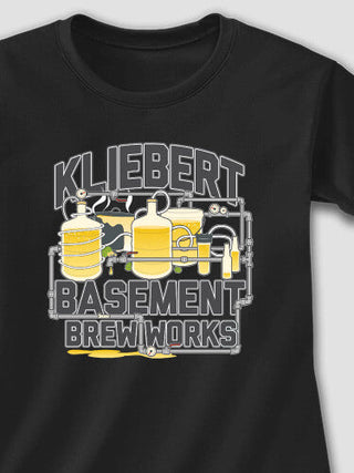 Basement Brew Works : Adult Ladies Fitted T-Shirt