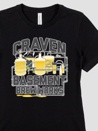 Basement Brew Works : Premium Ladies T-Shirts