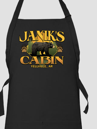 Bear Cabin : Printed Aprons