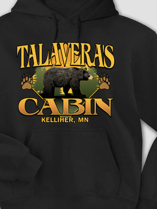 Bear Cabin : Printed Hoodies
