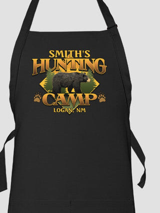 Bear Hunting Camp : Printed Aprons