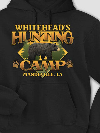 Bear Hunting Camp : Printed Hoodies
