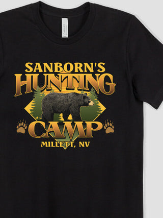 Bear Hunting Camp : Printed T-Shirts