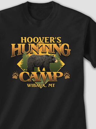 Bear Hunting Camp : Printed T-Shirts
