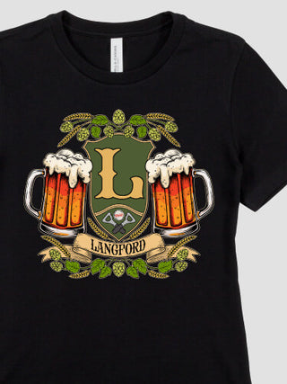 Beer Coat Of Arms : Premium Ladies T-Shirts