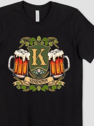 Beer Coat Of Arms : Premium Printed T-Shirts