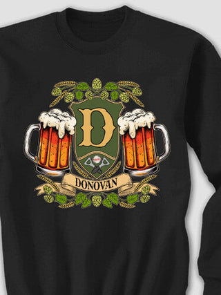 Beer Coat Of Arms : Printed Sweatshirts