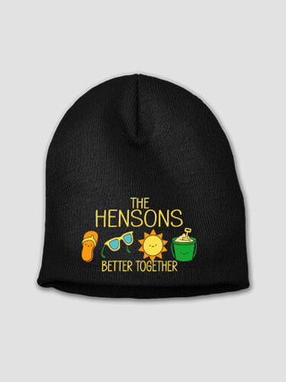Better Together Vacation : Embroidered Beanies