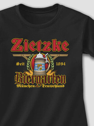 Biergarten : Adult Ladies Fitted T-Shirt