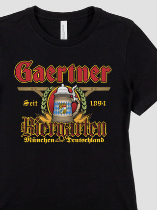 Biergarten : Premium Ladies T-Shirts