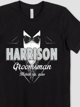 Bridal Party Guys : Premium Printed T-Shirts