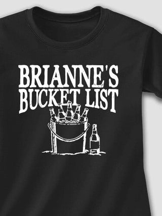 Bucket List : Adult Ladies Fitted T-Shirt