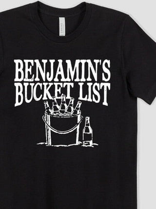 Bucket List : Premium Printed T-Shirts