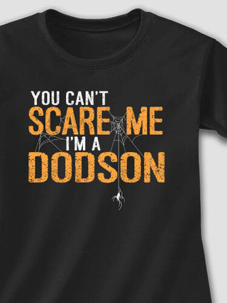 Can't Scare Me : Adult Ladies Fitted T-Shirt