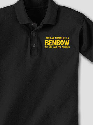 Can't Tell 'Em Much : Embroidered Polo Shirts