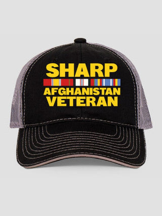 Afghanistan Veteran : Embroidered Trucker Hats
