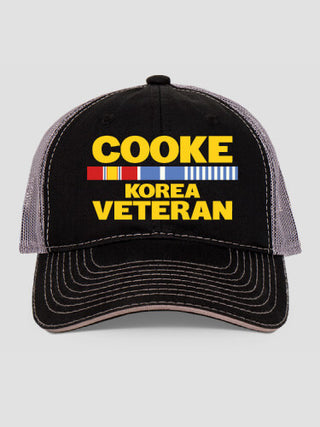 Korea Veteran : Embroidered Trucker Hats