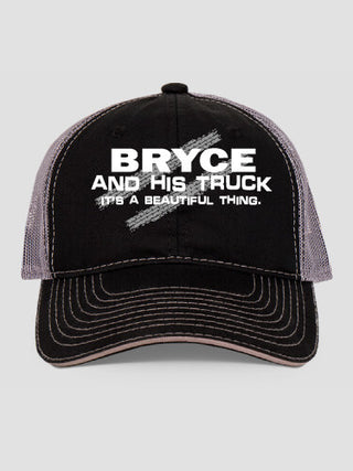 Man and His Truck : Embroidered Trucker Hats