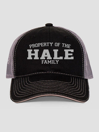 Property of Family : Embroidered Trucker Hats