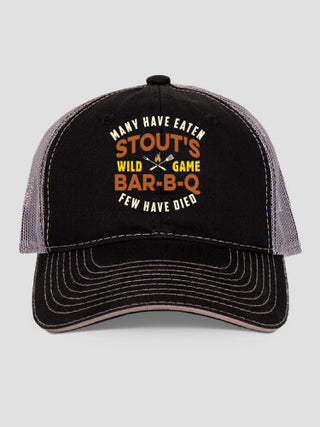 Wild Game Few Have Died BBQ : Embroidered Trucker Hats