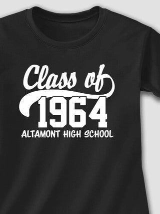 Class Of : Adult Ladies Fitted T-Shirt