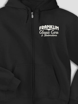 Classic Cars BP : Embroidered Zip Hoodies