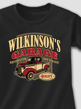Classic Garage : Adult Ladies Fitted T-Shirt