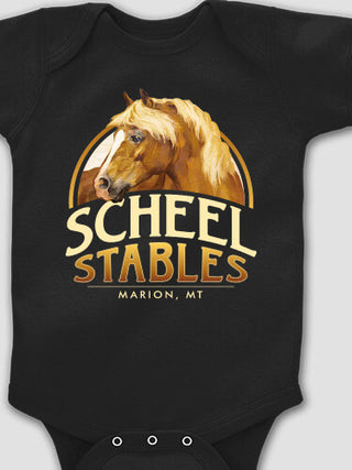 Classic Stables : Printed Baby Bodysuits