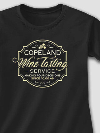 Classic Wine Tasting Services : Adult Ladies Fitted T-Shirt