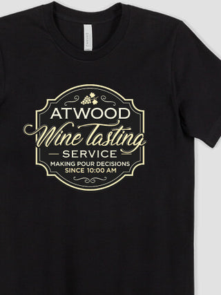 Classic Wine Tasting Services : Printed T-Shirts