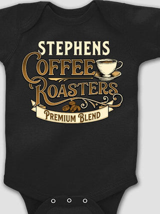 Coffee Roasters : Printed Baby Bodysuits