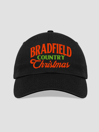 Country Christmas : Embroidered Baseball Hats