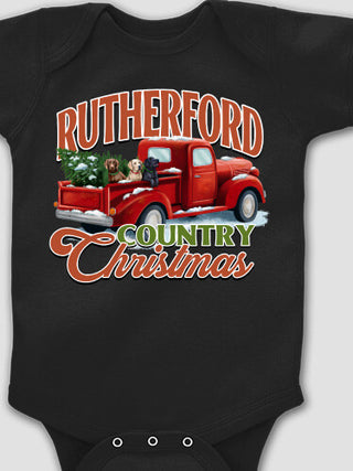 Country Christmas : Printed Baby Bodysuits