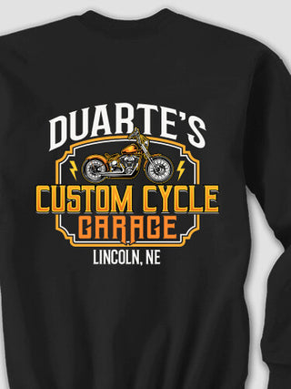 Custom Cycle Garage BP : Printed Sweatshirts
