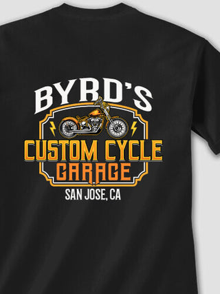 Custom Cycle Garage BP : Printed T-Shirts