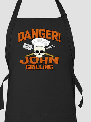 Danger Grilling : Printed Aprons