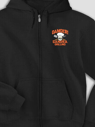 Danger Grilling : Embroidered Zip Hoodies