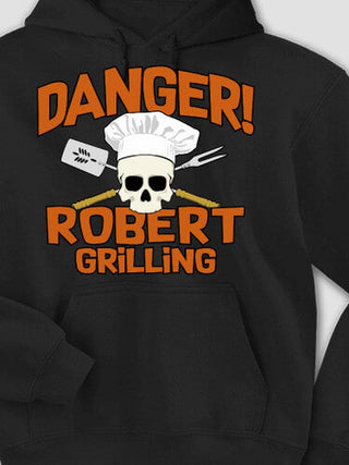 Danger Grilling : Printed Hoodies