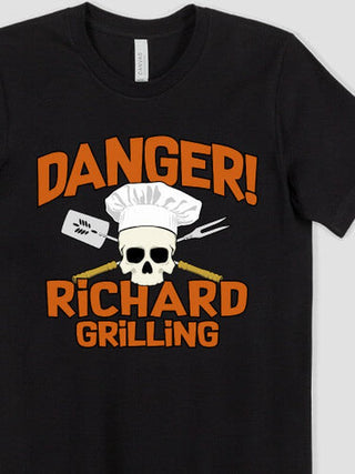 Danger Grilling : Premium Printed T-Shirts