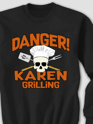 Danger Grilling : Printed Sweatshirts