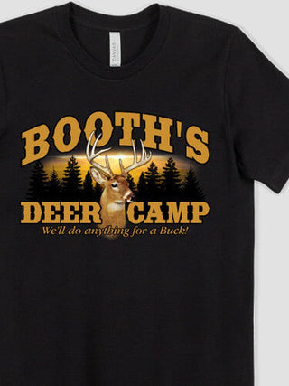 Deer Camp : Premium Printed T-Shirts