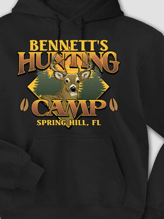 Deer Hunting Camp : Printed Hoodies
