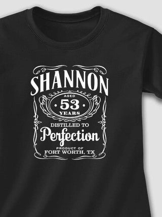 Distilled to Perfection : Adult Ladies Fitted T-Shirt