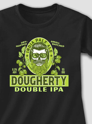 Double IPA : Adult Ladies Fitted T-Shirt