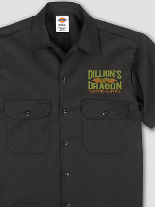 Dragon Slaying : Embroidered Work Shirts
