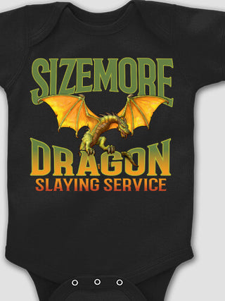 Dragon Slaying : Printed Baby Bodysuits
