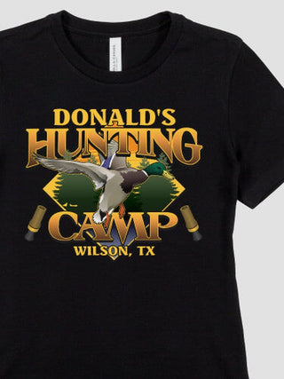 Duck Hunting Camp : Premium Printed T-Shirts